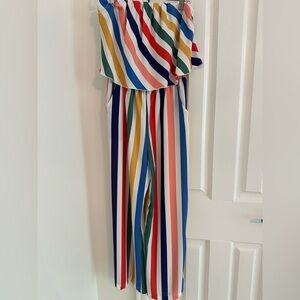 Vici Colorful Striped Jumpsuit